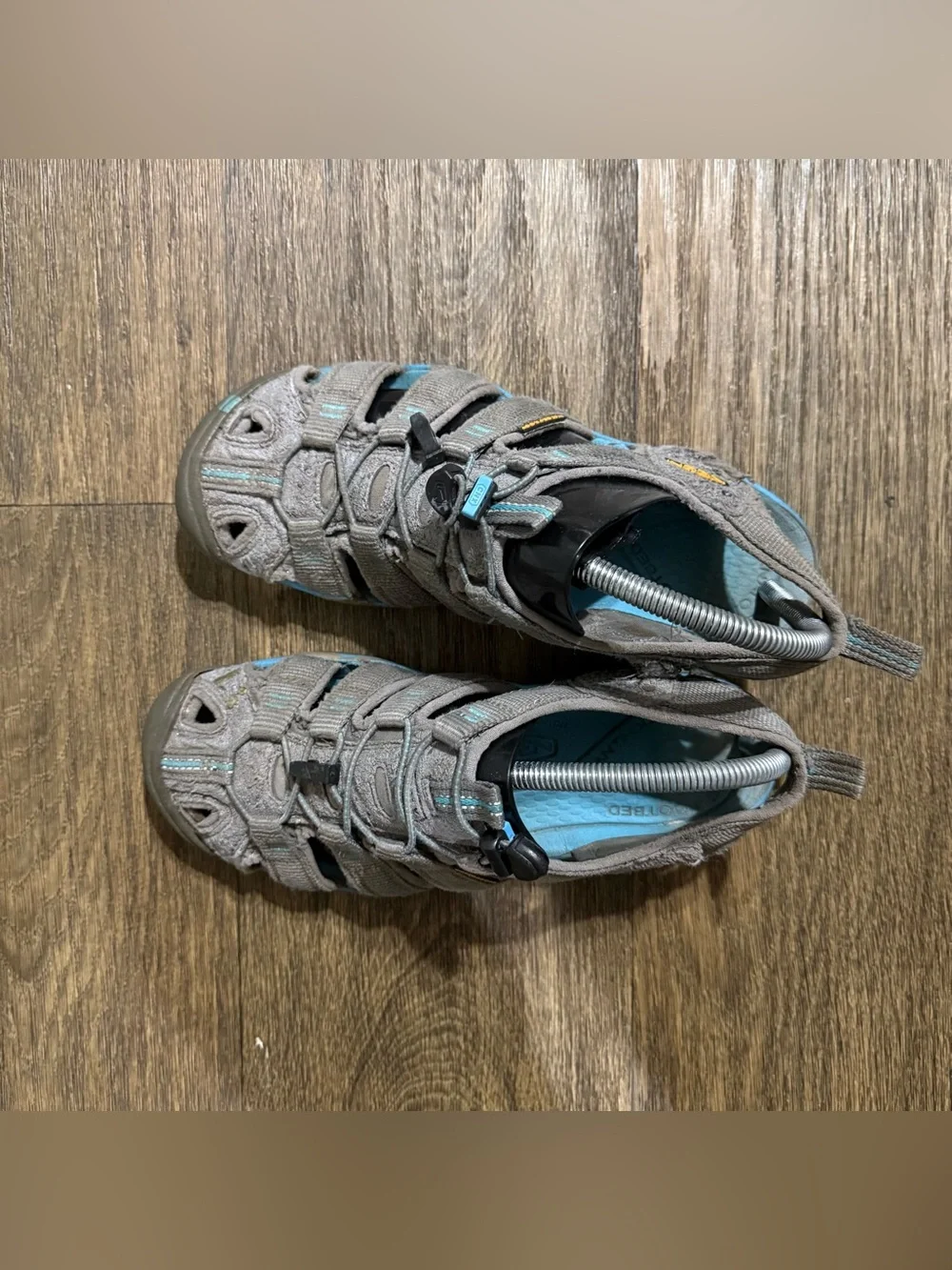 KEEN Cypress Women’s Size 5 Gray Blue Waterproof Hiking Sandals
